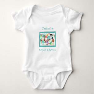 Buttons! Baby Bodysuit