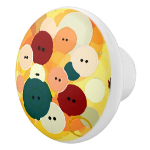 Buttons Ceramic Knob