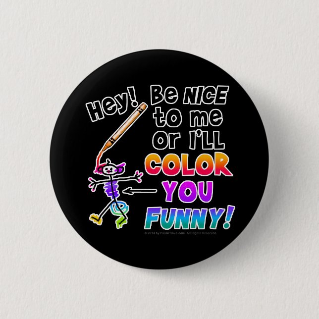 Buttons - Colour Your Funny (Front)