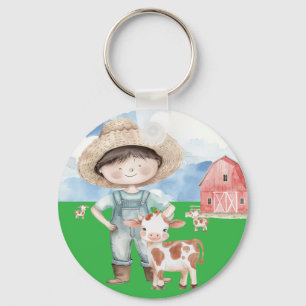 Buttons Key Ring