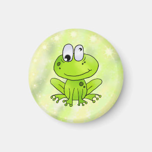 Buttons, lustiger Frosch Magnet