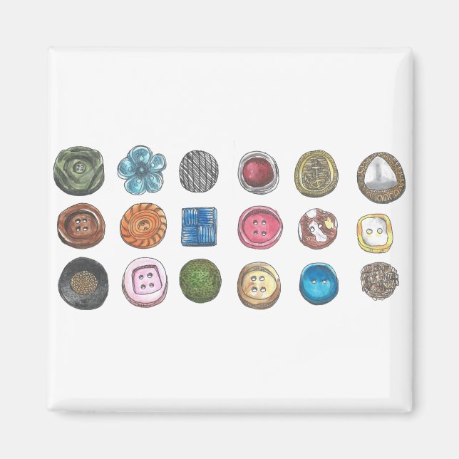 Buttons Magnet (Front)