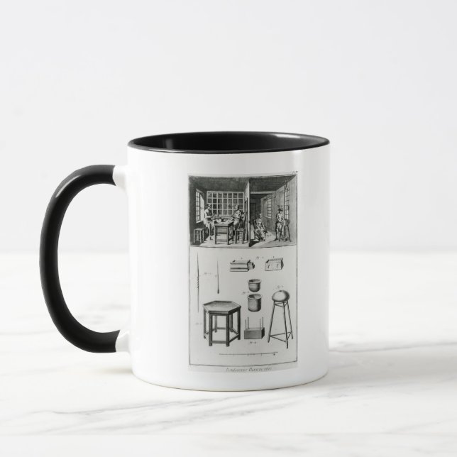 Buttons maker & lace maker mug (Left)
