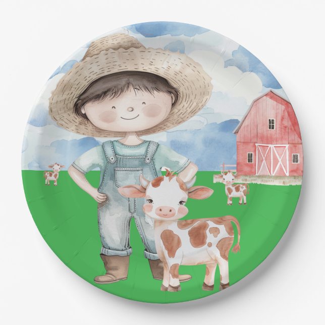 buttons paper plate (Front)