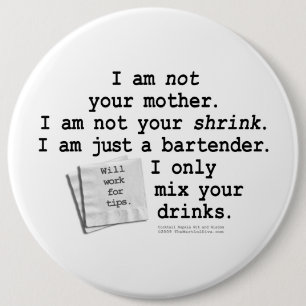 Buttons, Pins - Not Your Shrink