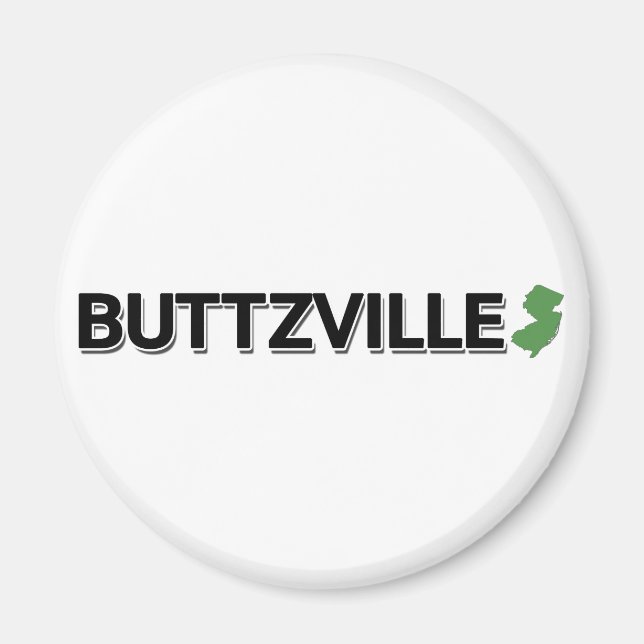 Buttzville, New Jersey Magnet (Front)