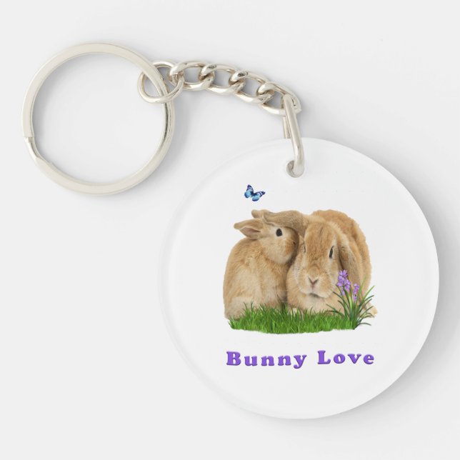 buuny love keychain (Front)