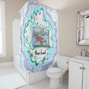 Buxatony Bob Satirical Humor Shower Curtain