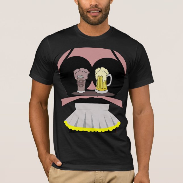 Buxom Beer Maid T-Shirt (Front)