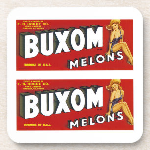 Buxom Mellons Coaster