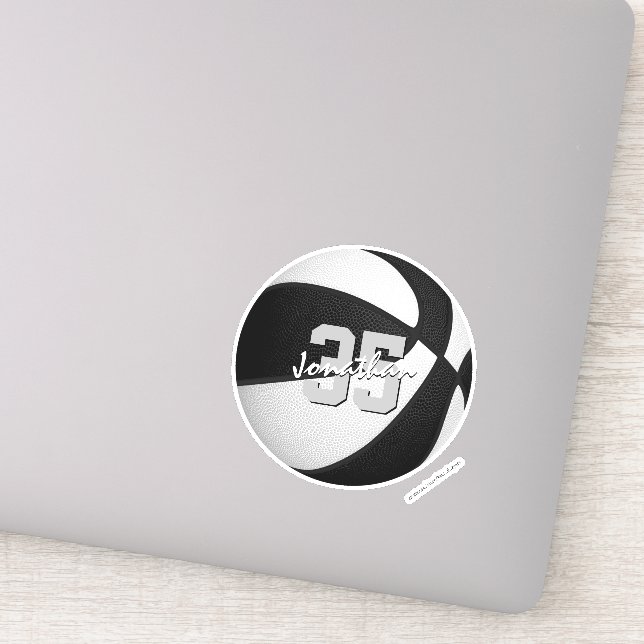 buy 1 or bulk black white basketball team colours (Detail)