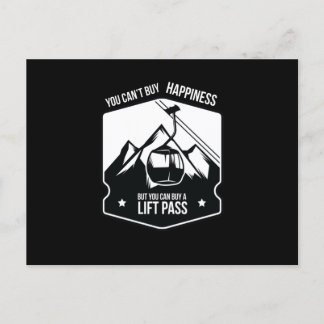 Buy A Lift Pass Skiing Winter Sports Postcard