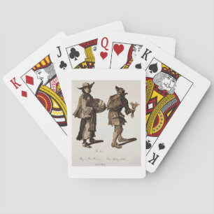 'Buy a new Almanac! Fine writing ink!', illustrati Playing Cards