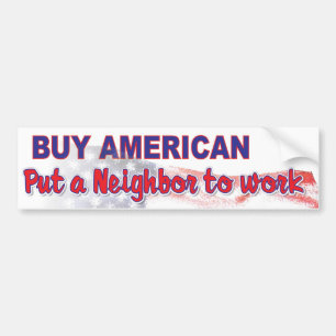 buy American 3 Bumper Sticker