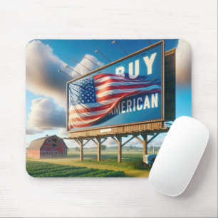 Buy American Billboard With Farm Tractor Mouse Mat