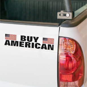 Buy American bumper stickers
