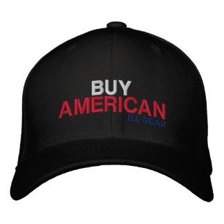BUY, AMERICAN, ILL GEAR EMBROIDERED HAT