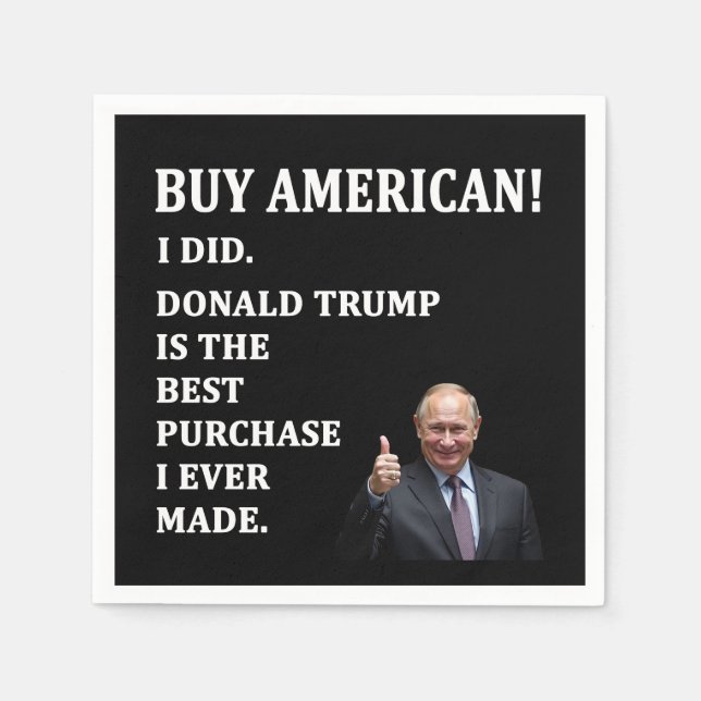 Buy American Napkin (Front)