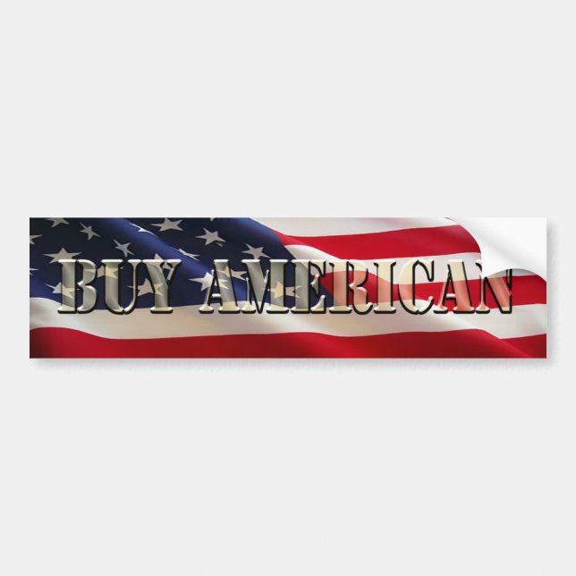 Buy American stickers (Front)