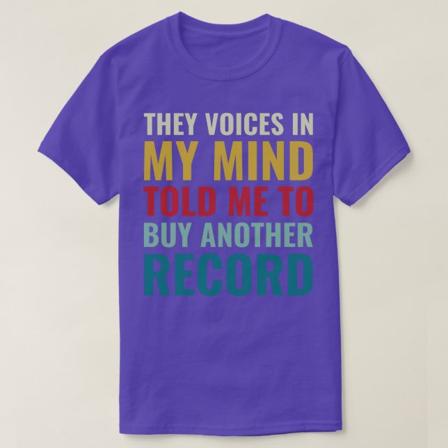 Buy another Record Funny Vinyl Lover Retro LP Coll T-Shirt (Design Front)