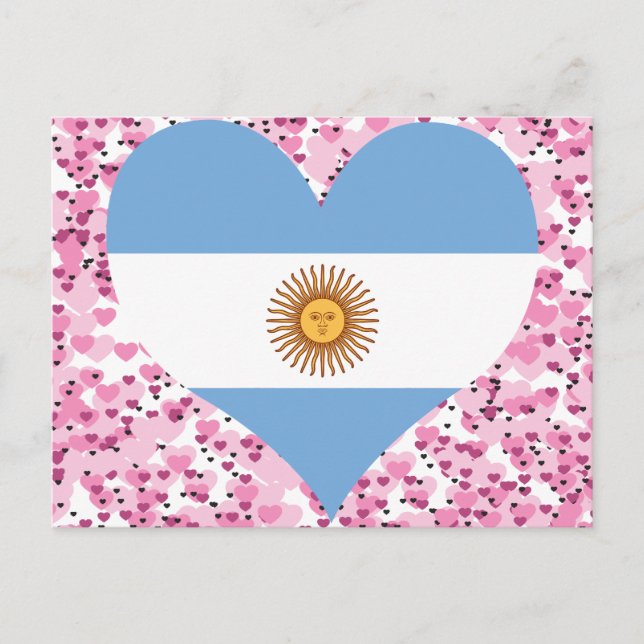 Buy Argentina Flag Postcard (Front)
