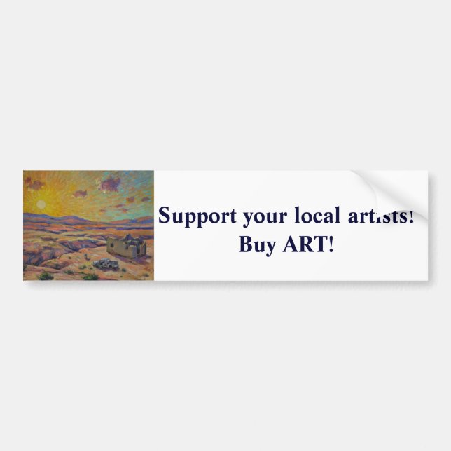 Buy Art Bumper Sticker (Front)