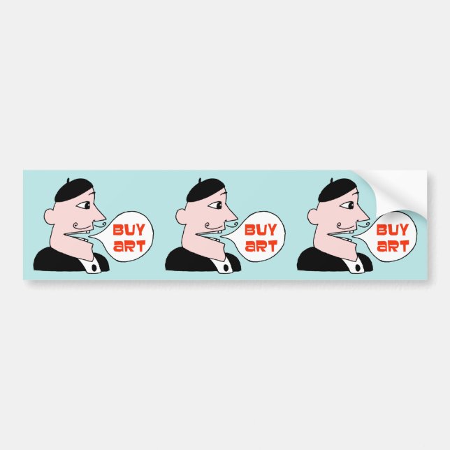 Buy Art Bumper Sticker, Denis Gaston Art Bumper Sticker (Front)