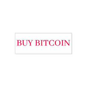 BUY BITCOIN SELF-INKING STAMP