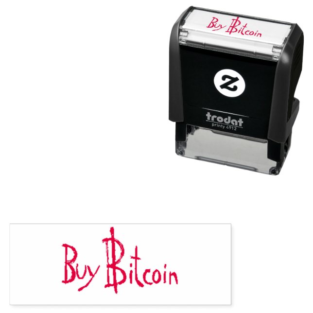 Buy Bitcoin the Original font self-inking stamp (In Situ)