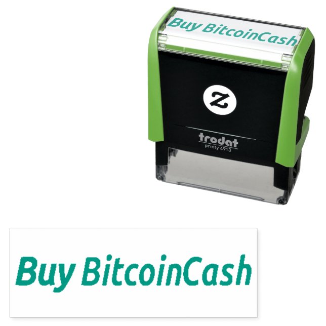 Buy BitcoinCash self-inking money stamp (In Situ)