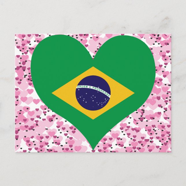 Buy Brazil Flag Postcard (Front)