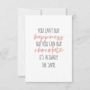 Buy Chocolate RSVP Card