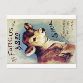 Buy Fargo's New $2.50 shoe Postcard