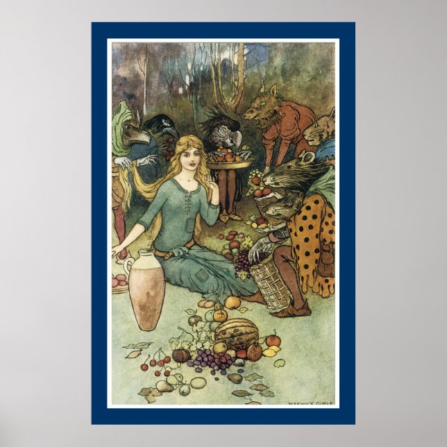 Buy From Us With a Golden Curl Poster (Front)