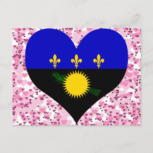 Buy Guadeloupe Flag Postcard (Front)