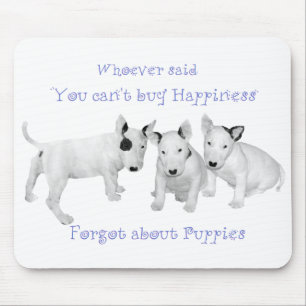 Buy Happiness? Don't Forget Puppies! Mouse Mat