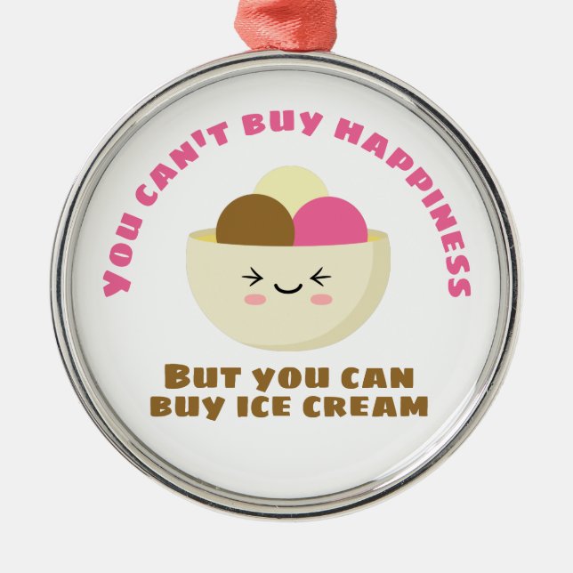 Buy Ice Cream Metal Tree Decoration (Front)