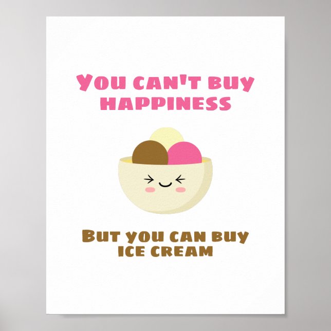 Buy Ice Cream Poster (Front)