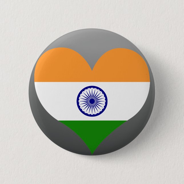Buy India Flag 6 Cm Round Badge (Front)