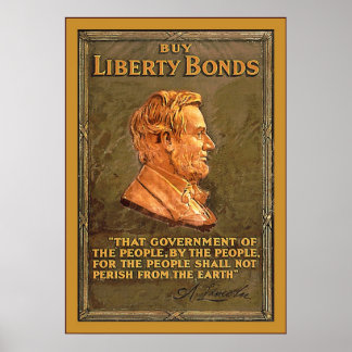 Buy Liberty Bonds ~ Vintage WW1 Poster