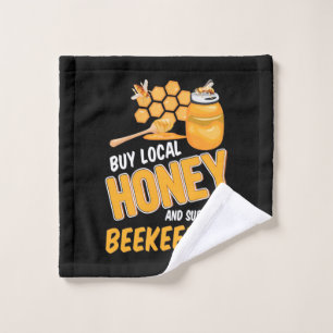 Buy Local Honey And Support Beekeeper Wash Cloth