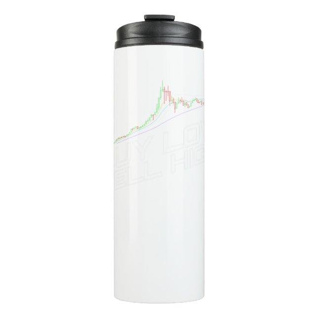 Buy Low Sell High Trader Stocks Thermal Tumbler (Front)