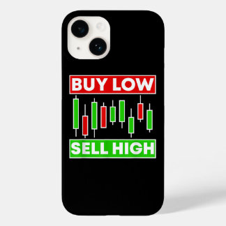 BUY LOW SELL HIGH TRADING CANDLE STICKS Case-Mate iPhone 14 CASE