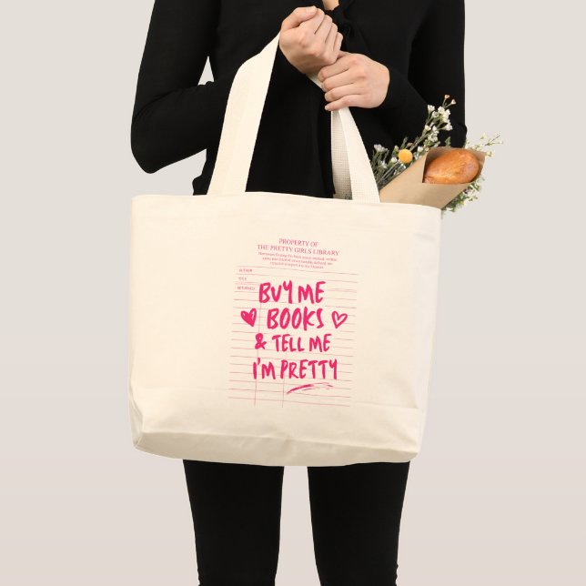 Buy me books Tote Bag  (Front (Product))