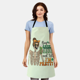 Buy Me Green Beer   St. Patrick's Day Apron