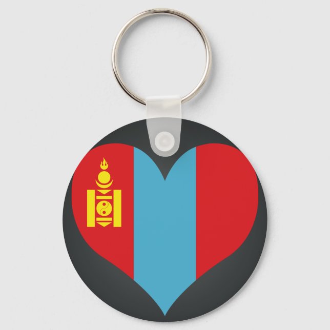 Buy Mongolia Flag Key Ring (Front)