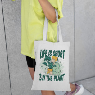 Buy Plants Quote Tote Bag