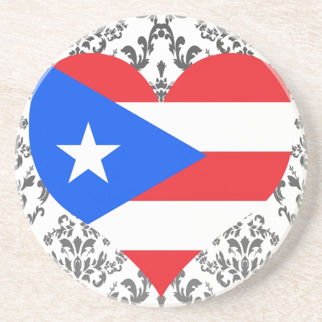 Buy Puerto Rico Flag Coaster (Front)