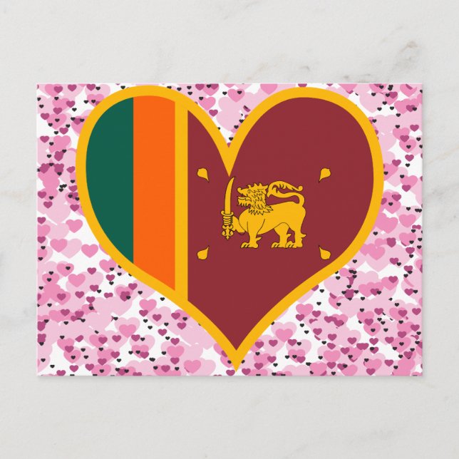 Buy Sri Lanka Flag Postcard (Front)