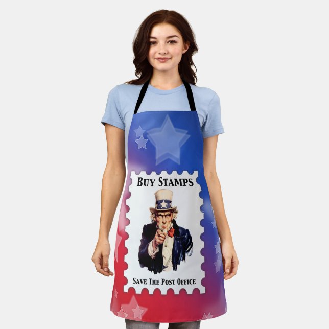 Buy Stamps Save The Post Office Apron (Worn)